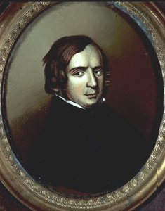 Risorgimento: Porträt des Politikers und italienischen Philosophen Vincenzo Gioberti (1801-1852). Miniatur auf anonymer Elfenbein. Museo del Risorgimento Mailand von Unknown artist