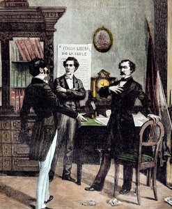 Risorgimento: Die Fünf Tage von Mailand (Cinque giornate di Milano) (18.-22. März 1848) von Unknown artist