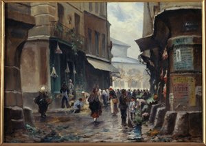 Rue Pirouette, circa 1880, heutiges 1. Arrondissement, zwischen 1875 und 1885
