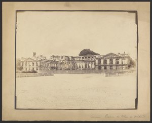 [Ruinen des Schlosses von Saint-Cloud] von Unknown artist