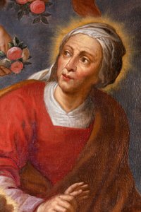 Heilige Anna, Unsere Liebe Frau und Jesuskind, Altartuch im nördlichen Seitenaltar von Unknown artist
