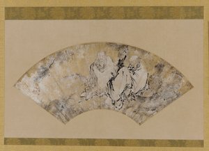 Sakyamuni, Konfuzius und Lao-tzu unter einer Kiefer