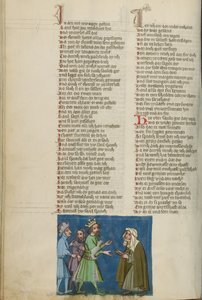 Saul und die Hexe von Endor von Unknown artist