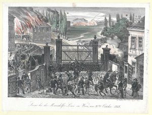 Szene an der Mariahilfer Linie in Wien