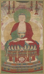 Sitzender Amitābha