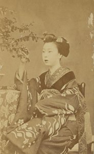 Sitzende japanische Frau von Unknown artist