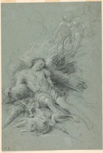 Selene sieht den schlafenden Endymion von Unknown artist