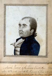 Skizziertes Porträt von Marsh, Zahlmeister der 