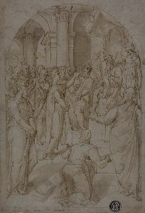 Die heilige Katharina von Alexandria im Streit mit den Doktoren von Unknown artist