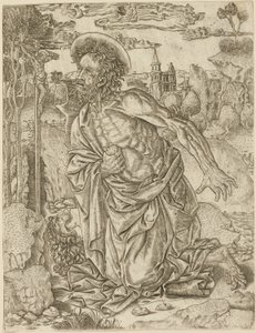 Der heilige Hieronymus in der Buße von Unknown artist