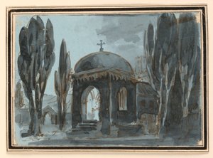 Bühnenbild, Kapelle im Kirchhof