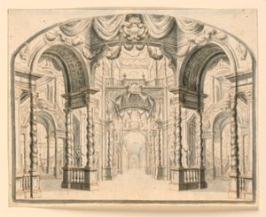 Bühnenbild: Palastinterieur