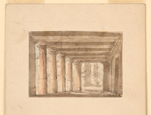 Bühnenbild, Portikus