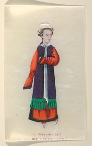 Stehende Dame von Unknown artist