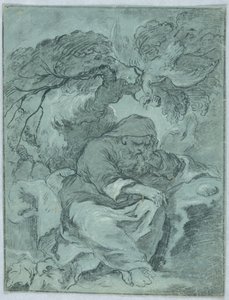 Studie für St. Paulus der Einsiedler