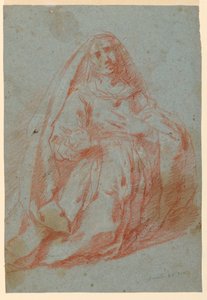 Studie einer trauernden Frau von Unknown artist