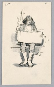 Studie eines jungen Jungen von Unknown artist