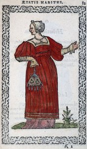 Schweizer Frau - in „Habits et effigies“ von Jean Sulperius