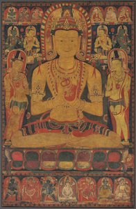 Tantrischer Buddha Vairochana als Vajrasattva von Unknown artist