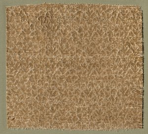 Textil mit winzigen Blättern von Unknown artist