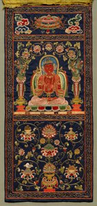 Thangka mit dem siebten Bodhisattva von Unknown artist