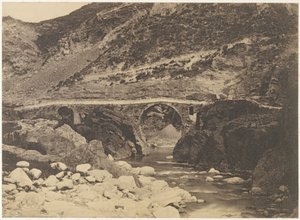Die Brücke von Palalda (bei Amélie-les-Bains) von Unknown artist