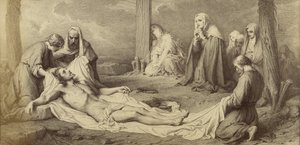 Die Kreuzabnahme von Paul Delaroche von Unknown artist