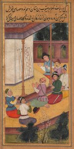 Das Blühen von Josephs Stab, aus einem Spiegel der Heiligkeit (Mir’at al-quds) von Pater Jerome Xavier von Unknown artist