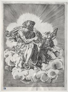 Die vier Evangelisten: St. Matthäus von Unknown artist