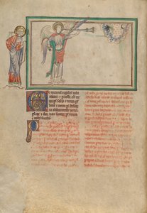 Die vierte Posaune: Die Verdunkelung eines Drittels der Himmelskörper von Unknown artist