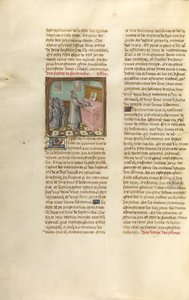 Der Hohepriester opfert ein Lamm von Unknown artist