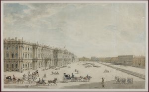 Der Palastplatz in Sankt Petersburg