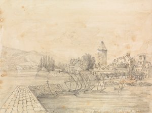 Der Hafen von Ouchy von Unknown artist