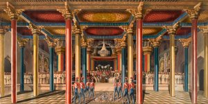 Der Tanjore Durbar, nahe Madras im Februar 1840 von Unknown artist