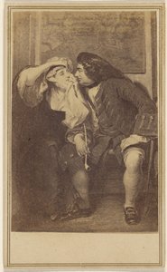 Die Witwe & Onkel Toby. [Kopie eines Aquatints]