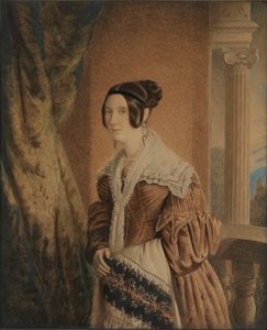 Die Frau von Kapitän William Hewett, c.1840 von Unknown artist