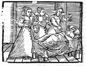 Der Tod der Hexe aus Francesco Guaccio „Compendium Maleficarum“ Mailand 1608 von Unknown artist