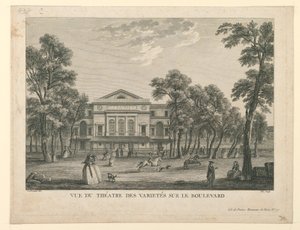 Théâtre des Variétés in Paris von Unknown artist