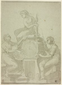 Drei Schicksale (Entwurf für eine Uhr) von Unknown artist