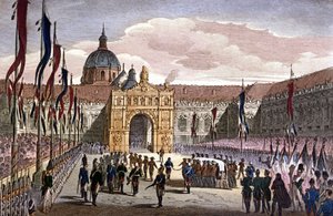 Überführung der Asche Napoleons I. zu den Invaliden, in Paris von Unknown artist