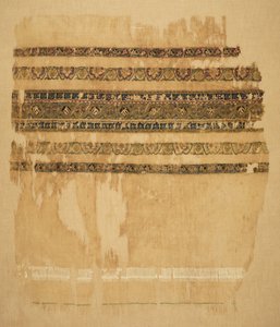 Turban oder Schalende mit Tiraz und Gold von Unknown artist