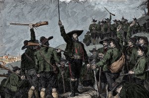 Tiroler Patriot Andreas Hofer (1767-1810) - Aufstand von Tirol (Tiroler) 1809: Der Tiroler Patriot Andreas Hofer
