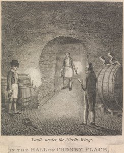 Gewölbe unter dem Nordflügel in der Halle von Crosby Place; Seite 81 (Band Eins)
