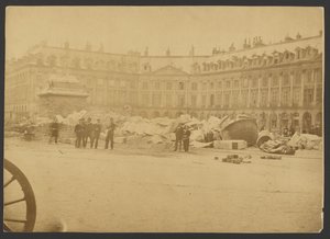 Vendôme-Säule in Trümmern von Unknown artist