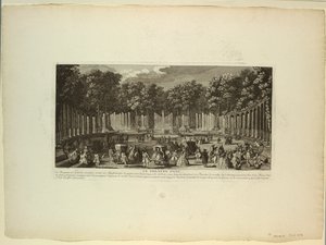 Versailles, Gärten, Wassertheater von Unknown artist