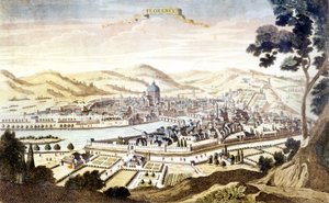 Ansicht von Florenz im 18. Jahrhundert von Unknown artist