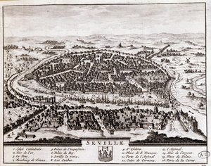 Ansicht von Sevilla von Unknown artist