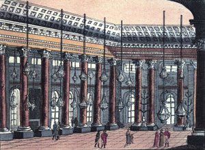 Ansicht eines Festsaals des Schlosses Schönbrunn, ehemalige Residenz der österreichischen Kaiserfamilie, Gravur von 1820 von Unknown artist