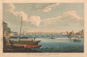 Ansicht der Vauxhall-Eisenbrücke von Unknown artist