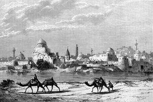 Ansicht der Stadt Mossul am Tigris im Irak von Unknown artist